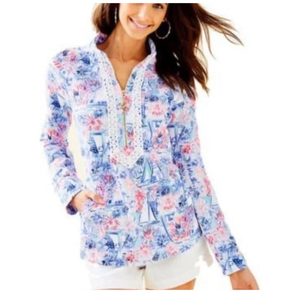 Lilly Pulitzer Janie Sea to Shiining Sea Popover